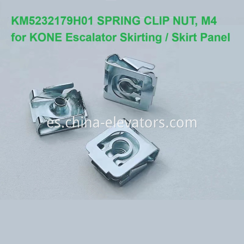 KM5232179H01 M4 SPRING CLIP NUT for KONE Escalators